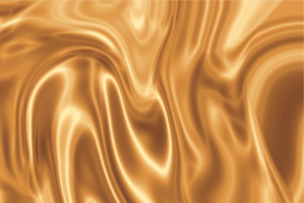 Abstract background elegant silk texture satin luxury gold cloth wavy folds Free Vector