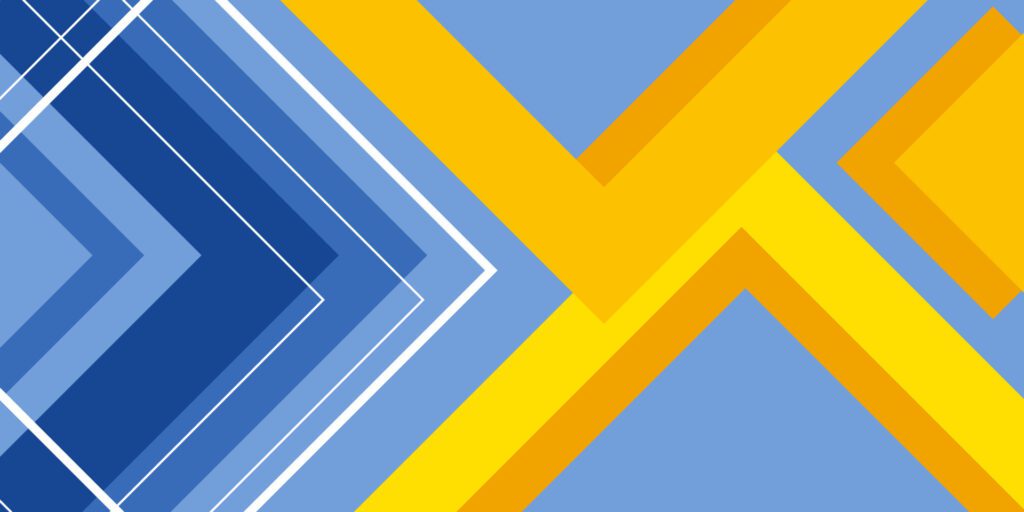 Abstract background geometric style, with yellow and blue colors Free Vector and Free SVG