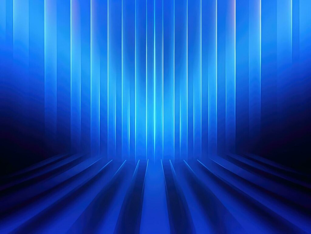 Abstract background of glowing blue design Stock Free