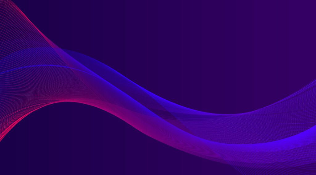 abstract background, wavy lines, purple gradient Free Vector