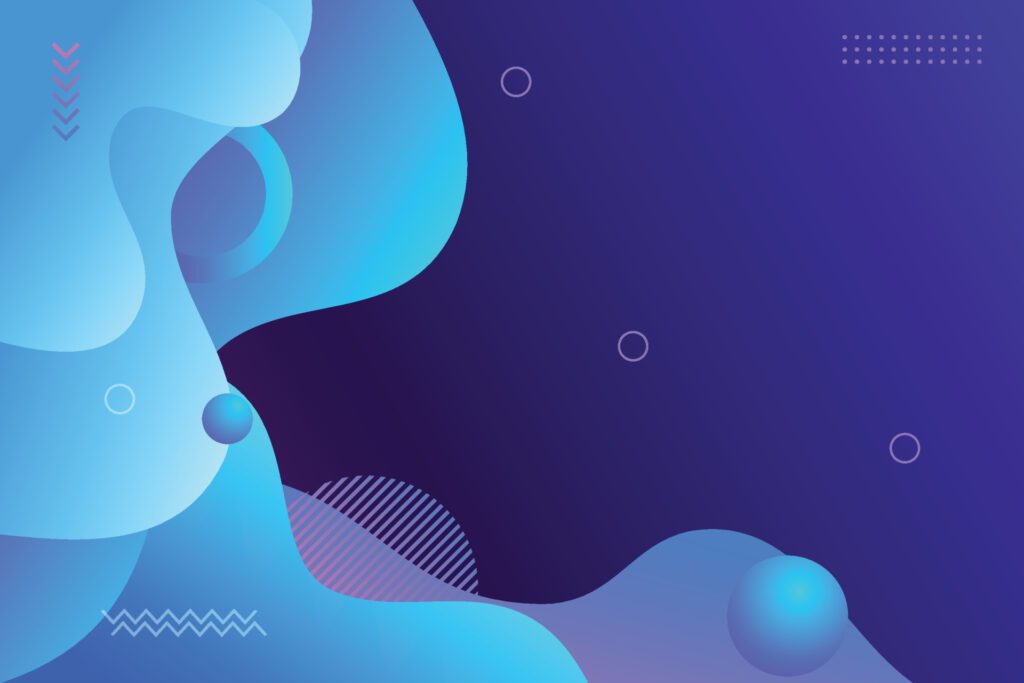 abstract background with bubbles and blue color for landing page and banner Free Vector and Free SVG