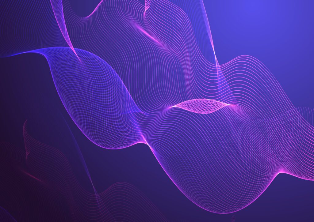 abstract background with flowing lines design Free Vector