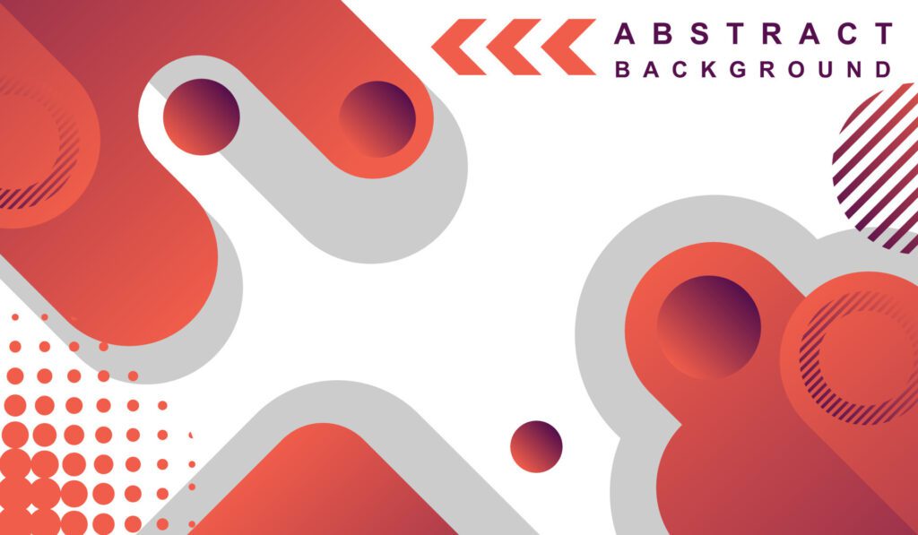 abstract background with geometric shapes in red and dark purple colors Free Vector and Free SVG