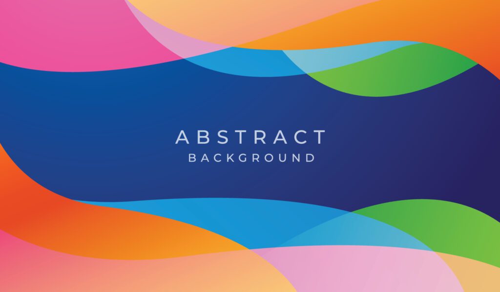 Vector abstract background with gradient color. Free Vector