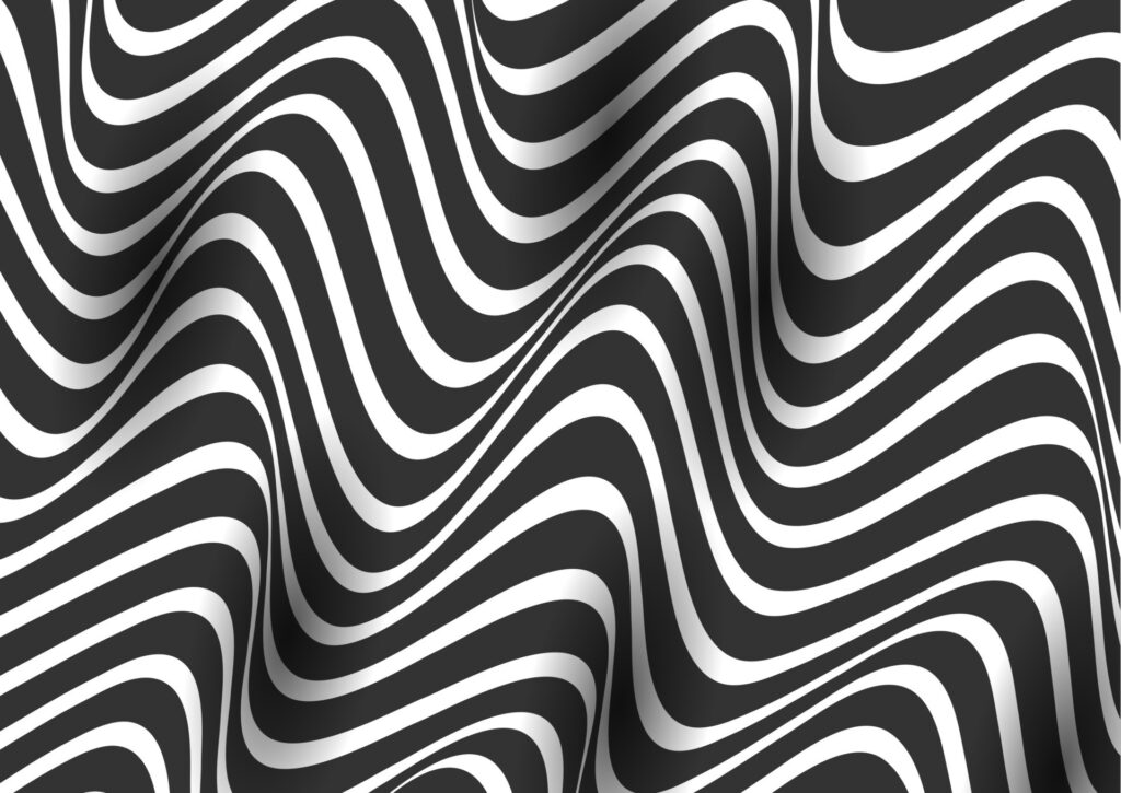 abstract background with wavy lines design Free Vector