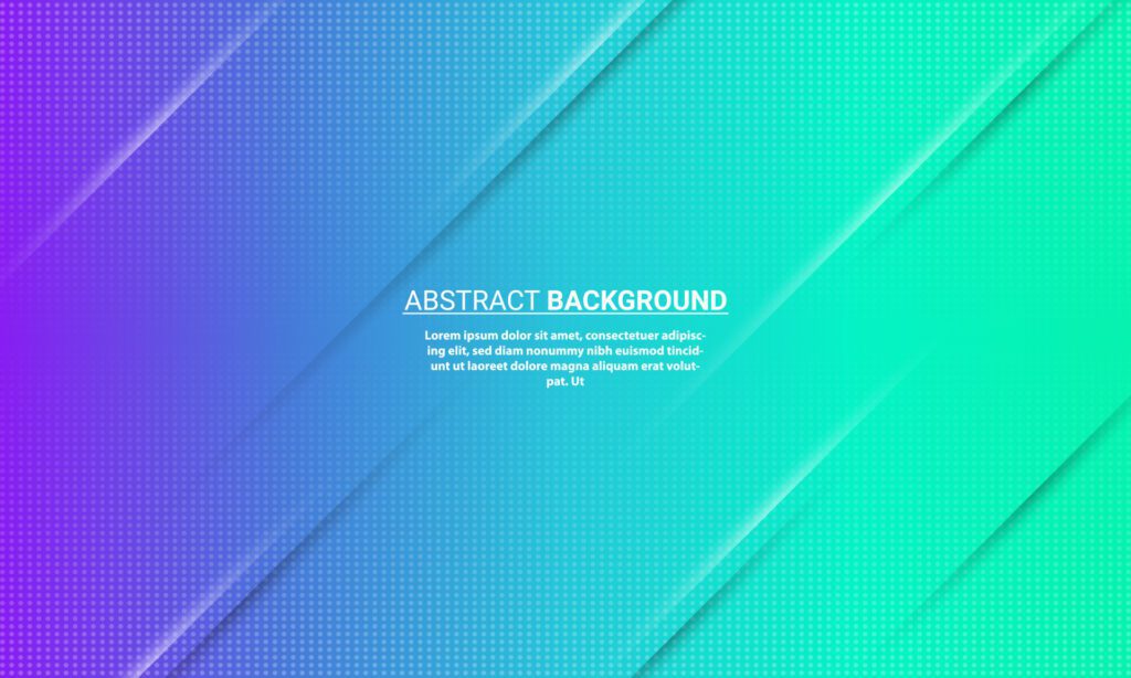 Abstract banner background blue and purple gradient with halftone style. Free Vector