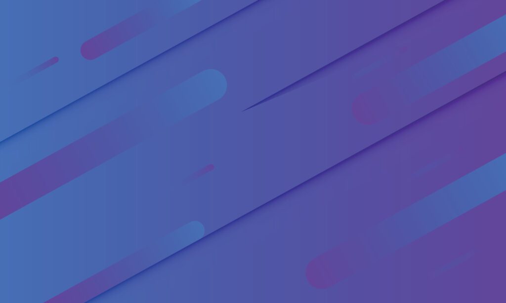 Abstract blue and purple gradient shape background. Free Vector