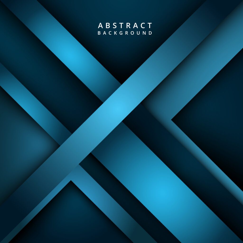 Abstract Blue Background Geometric Shape. Free Vector