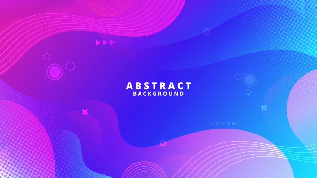 Abstract Blue Fluid Wave Background Free Vector