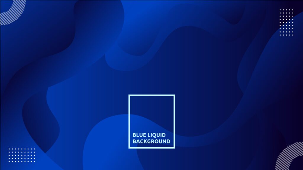 Abstract Blue Liquid Background Free Vector