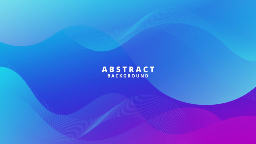 Abstract Blue Purple Luxury Wave Background Free Vector