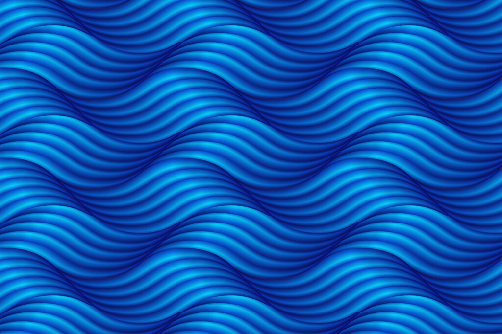 Abstract blue wave background in asian style. Vector illustratio Free Vector