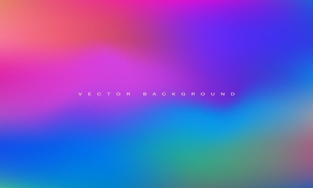 Abstract blurred gradient mesh background Free Vector