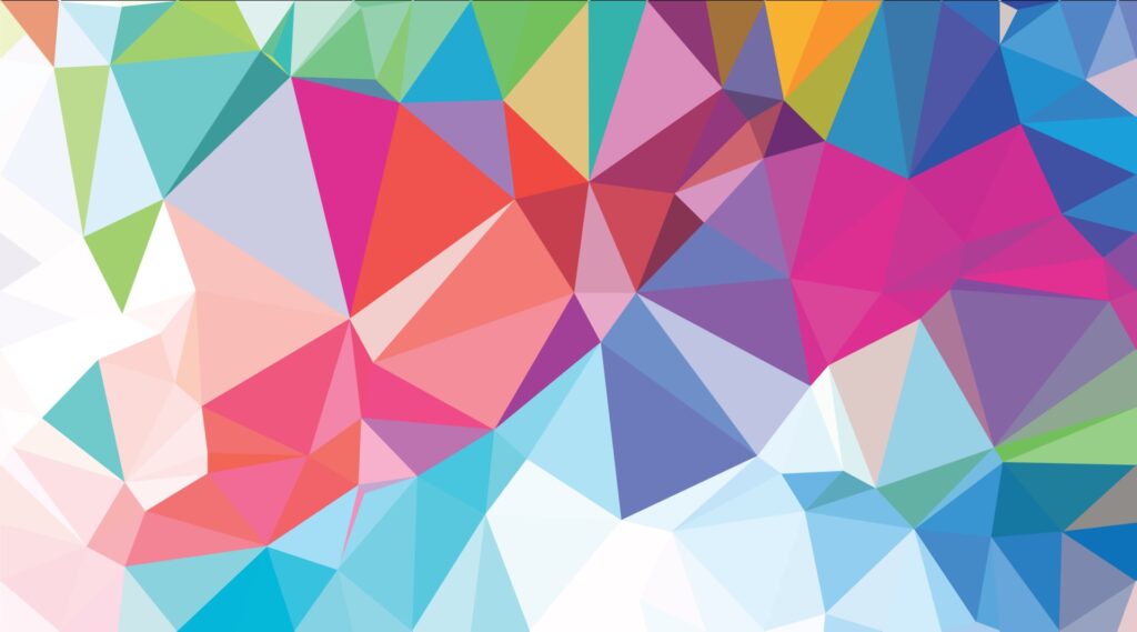 abstract colorful geometric background Free Vector