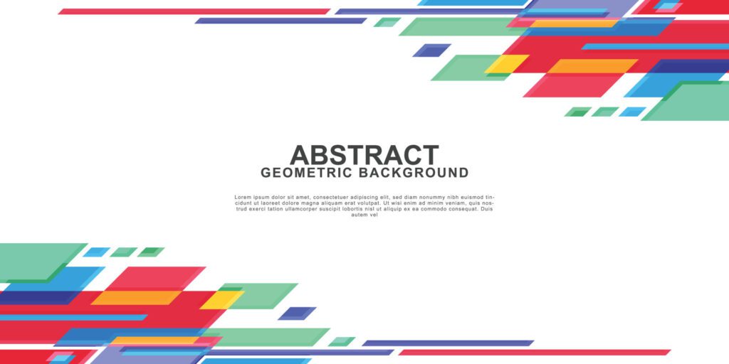 Abstract colorful geometric background. Free Vector