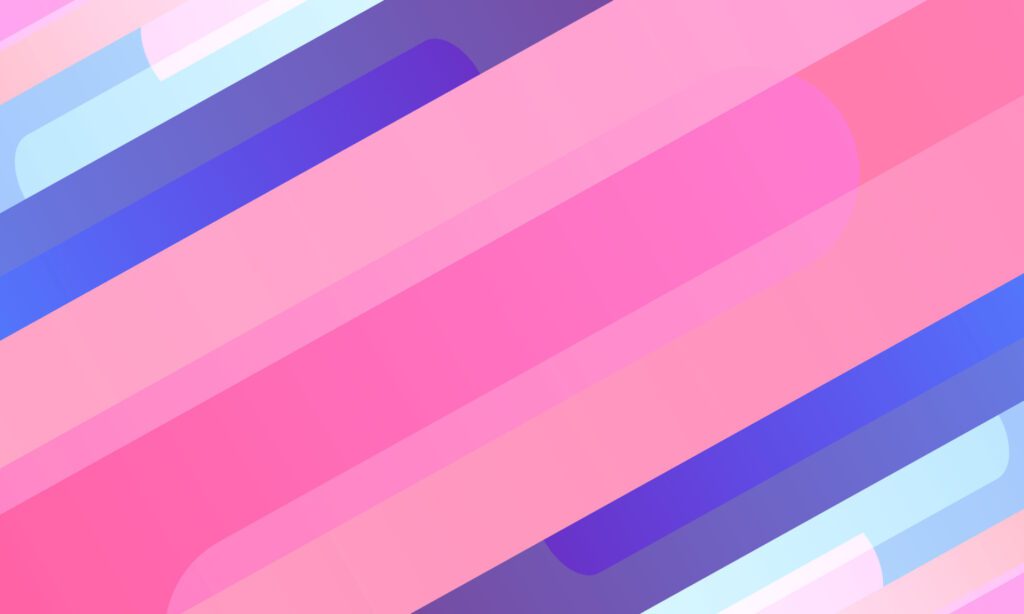 Abstract colorful gradient rounded stripes background. Free Vector