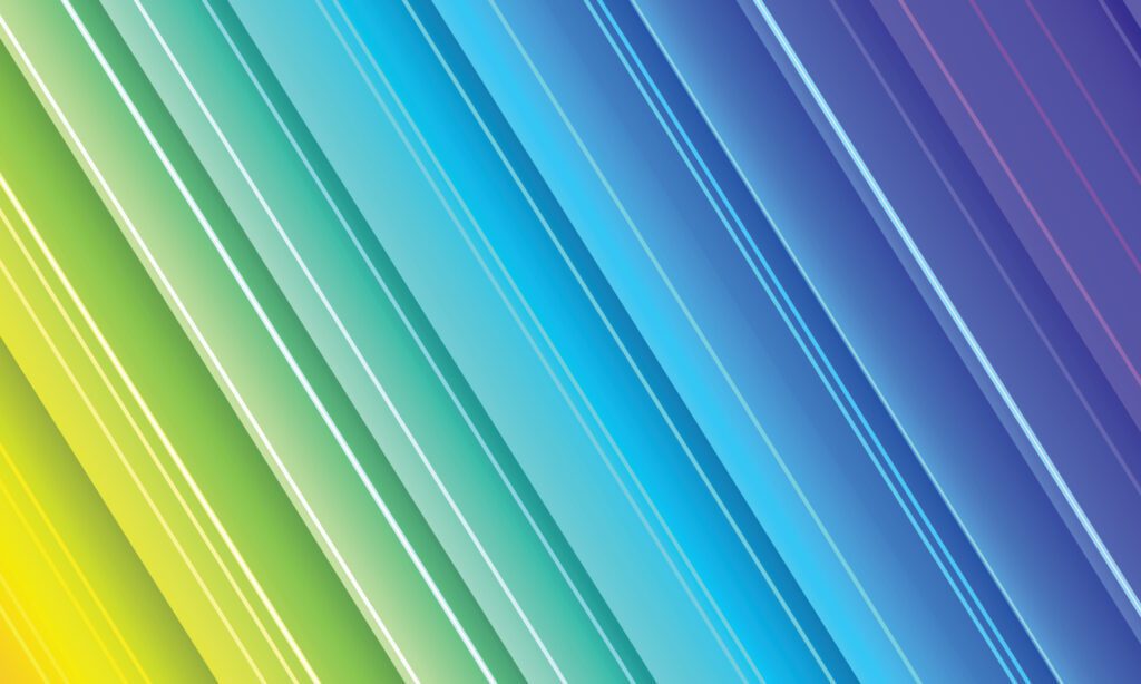 Abstract colorful rainbow with lines background. Free Vector