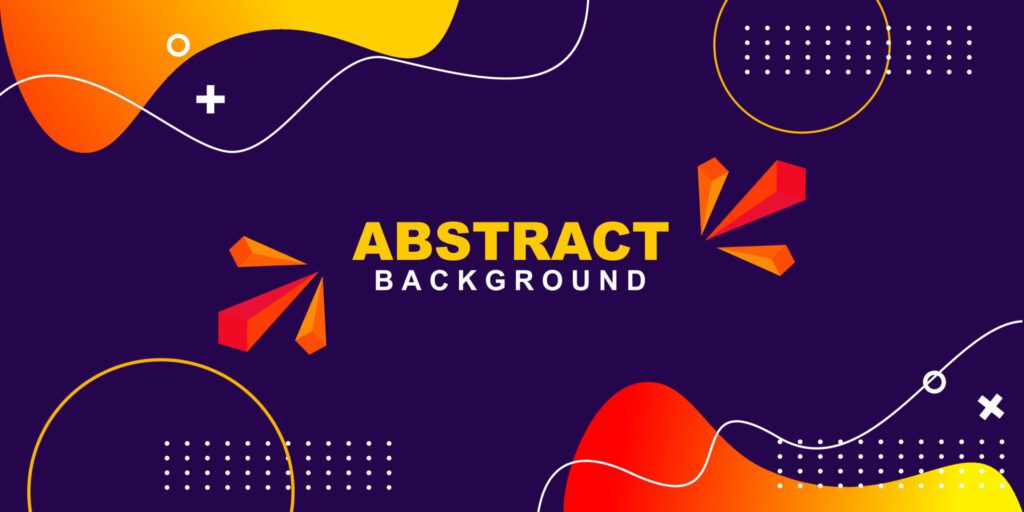 Abstract colorful violet, red and orange gradient geometric background texture illustration for banner, social media template, poster and flyer template Free Vector and Free SVG