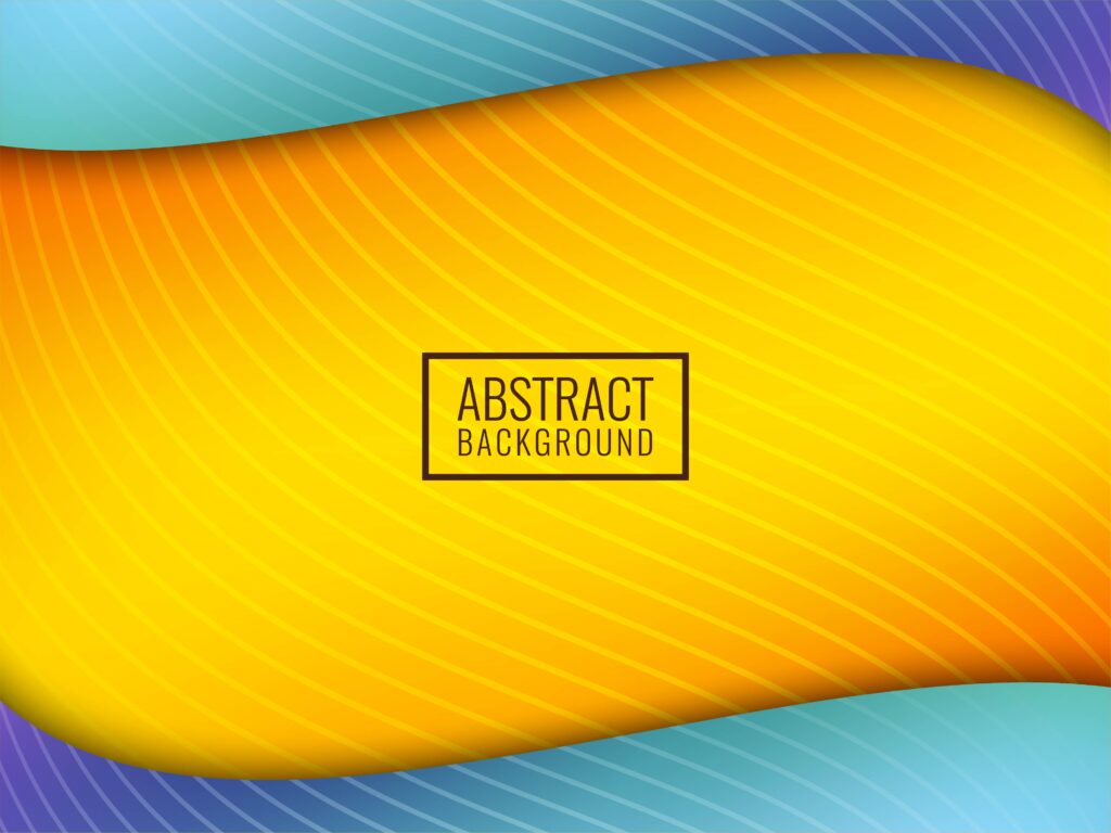 Abstract colorful wavy background Free Vector