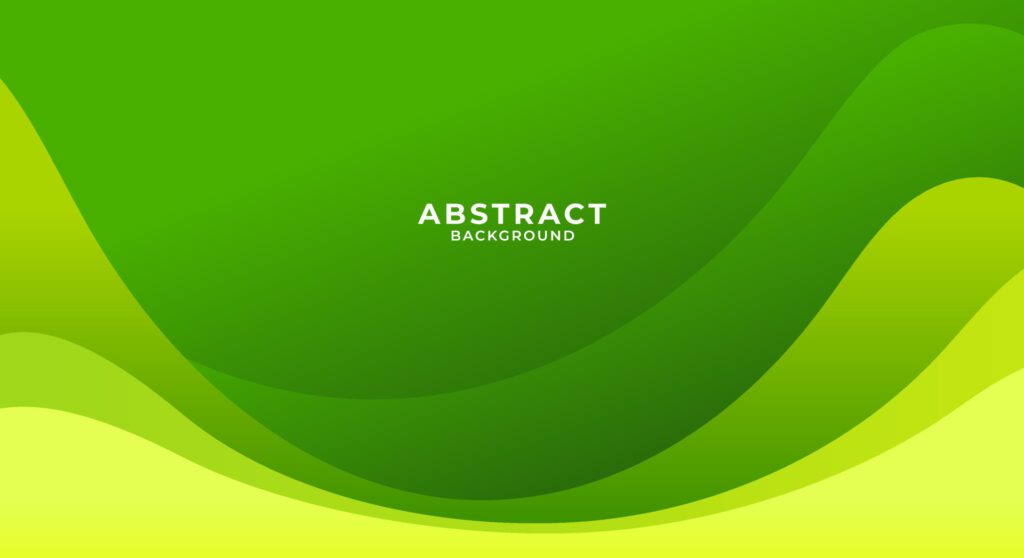 Abstract curve green banner background Free Vector and Free SVG