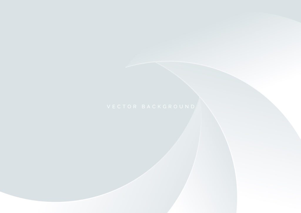 Abstract Curve White Overlap on White Background Free Vector