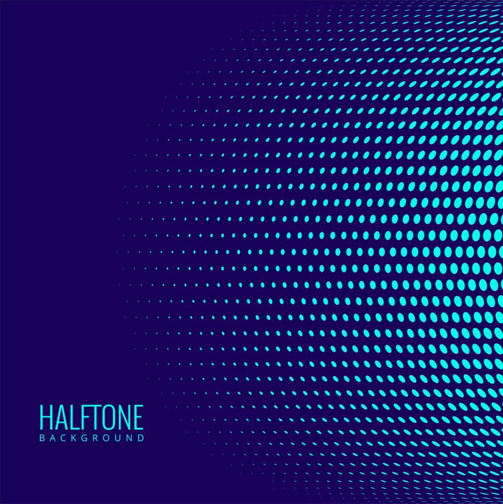 Abstract dark halftone background Free Vector