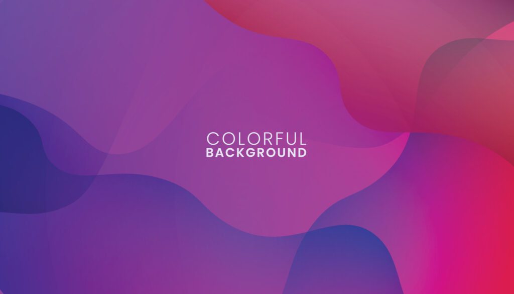 Abstract Dynamic Colorful Geometric Background. Fluid Gradient Shapes Composition. Liquid Color Background Design Free Vector