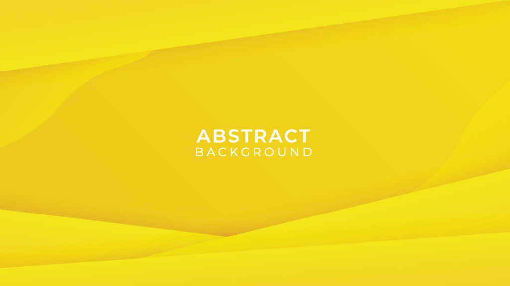 Abstract dynamic fluid yellow geometric gradient background. Vector illustration Free Vector