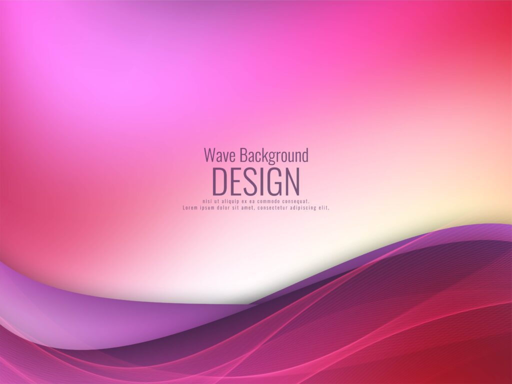 Abstract elegant wavy colorful background Free Vector