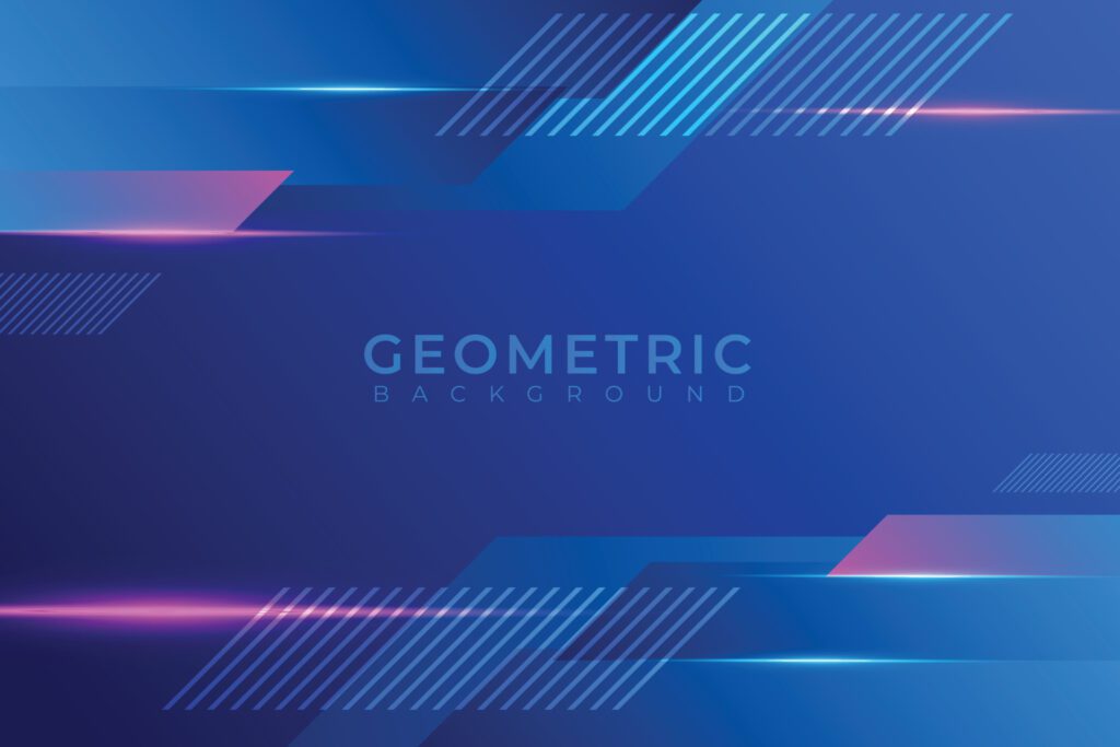 abstract futuristic geometric background Free Vector