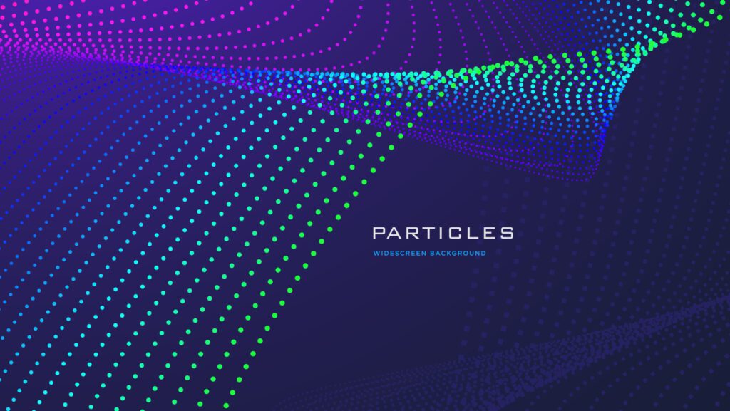 abstract futuristic particles background Free Vector and Free SVG