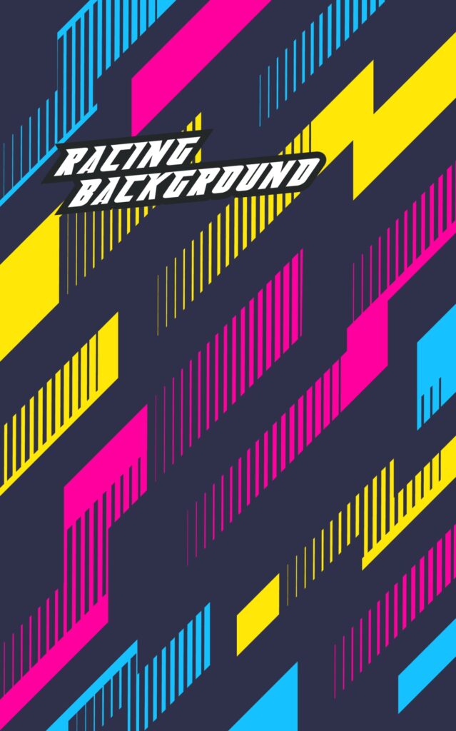 Abstract geometric background for sports, t-shirt, racing car livery. Free Vector