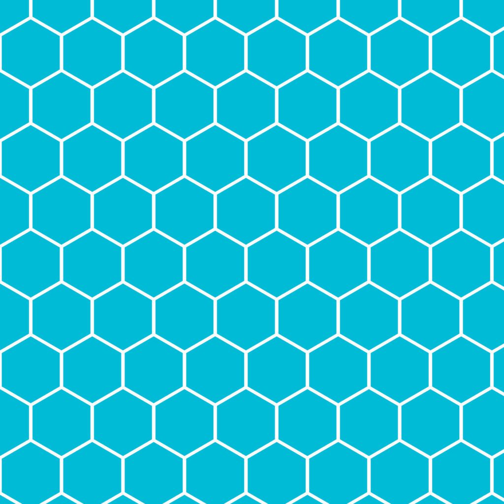 abstract geometric cyan hexagon art pattern, perfect for background, wallpaper Free Vector