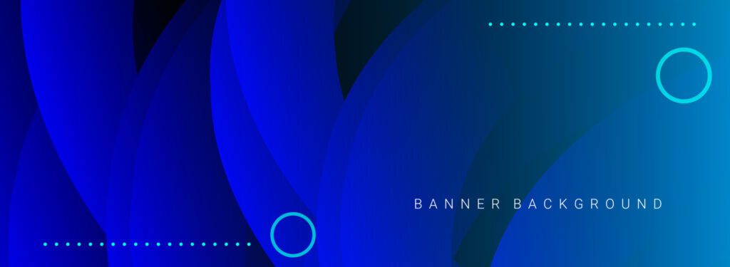 Abstract geometric modern stylish smooth dark banner background Free Vector