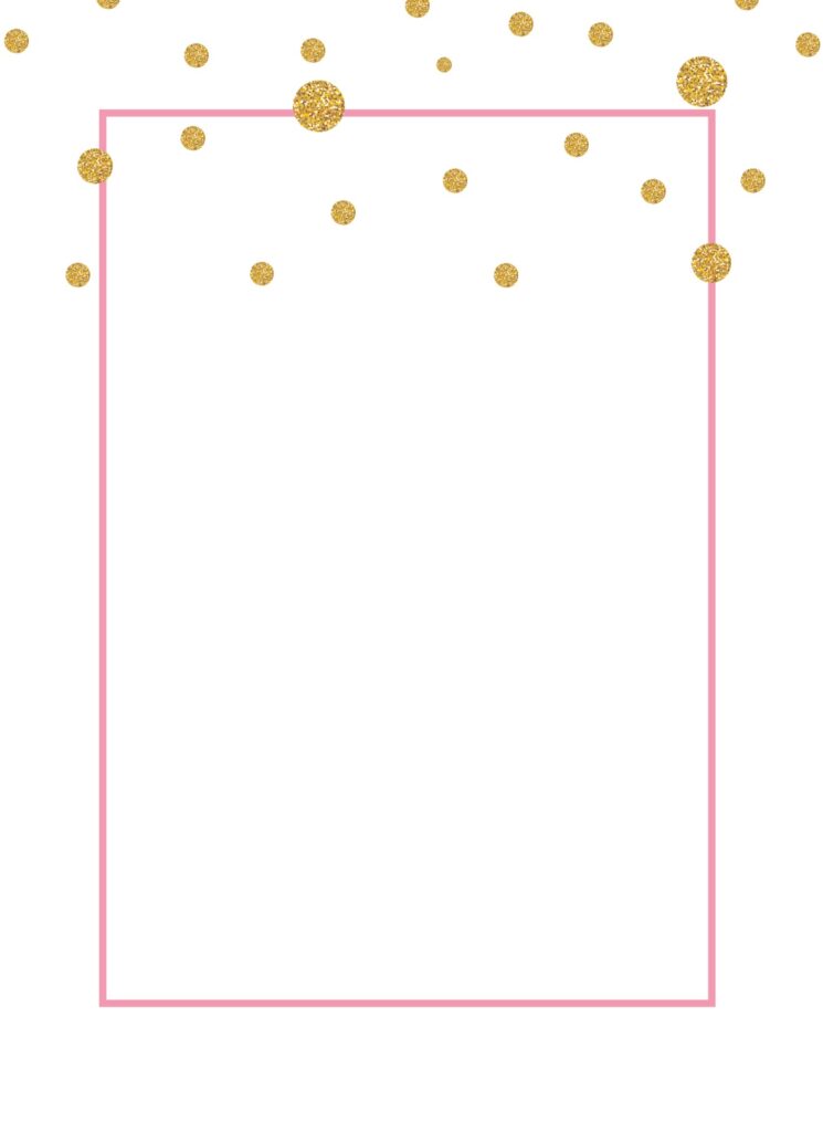 Abstract gold glitter background with polka dot confetti. Free Vector