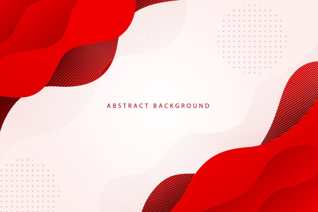 abstract gradient background modern wavy red background with pattern Free Vector