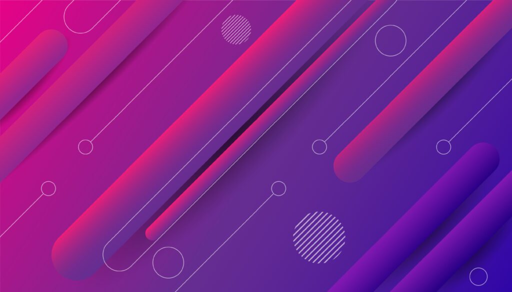 Abstract gradient background with line shapes Free Vector