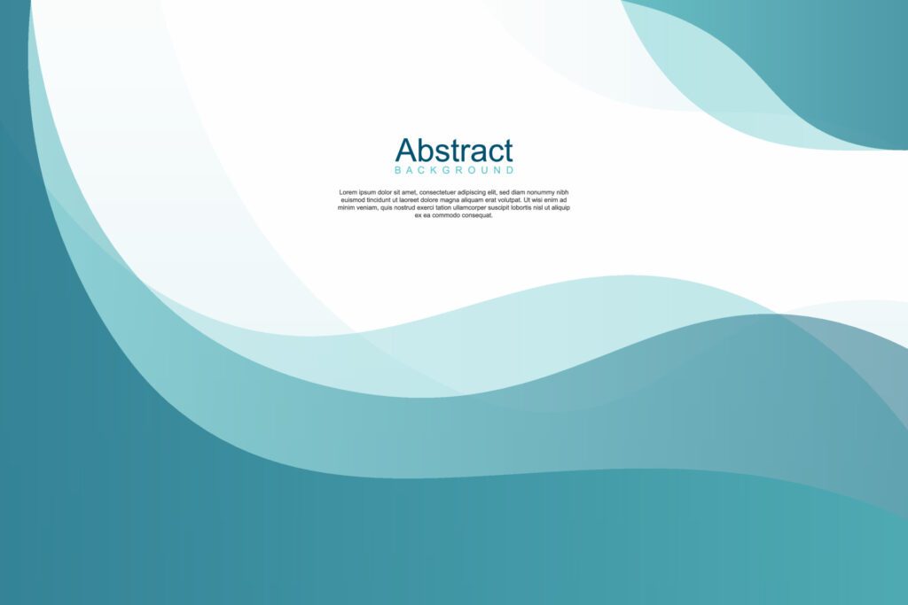 Abstract gradient blue wavy style banner background. Vector. Free Vector