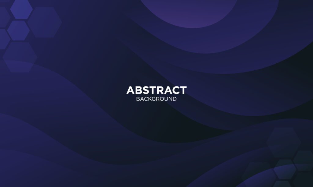 Abstract Gradient dark blue liquid Wave Background Free Vector