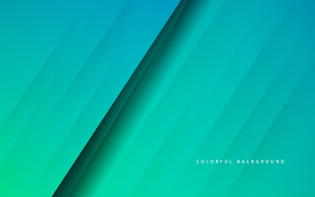 Abstract gradient green light background Free Vector