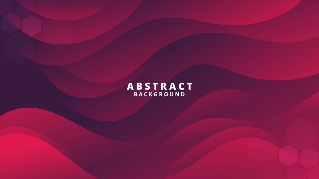 Abstract Gradient red liquid Wave Background Free Vector