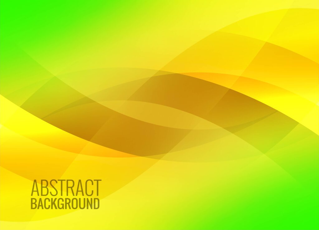 Abstract green colorful wavy background Free Vector