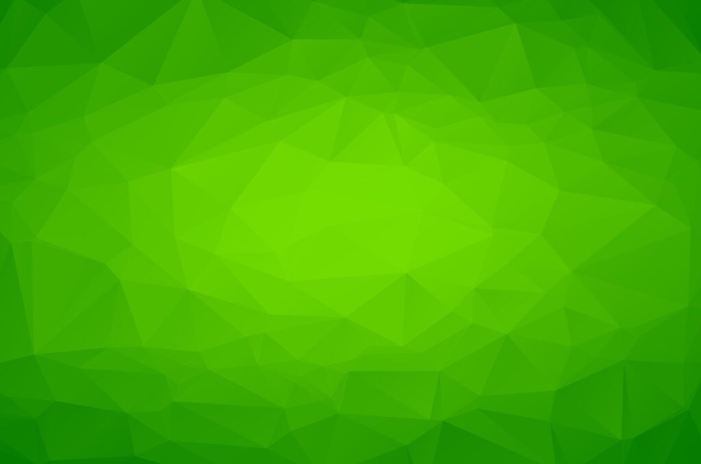 Abstract green low poly crystal background. Polygon design pattern. Low poly vector illustration, low polygon background. Free Vector and Free SVG