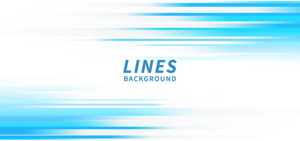 Abstract horizontal light blue stripe lines on white background. Free Vector