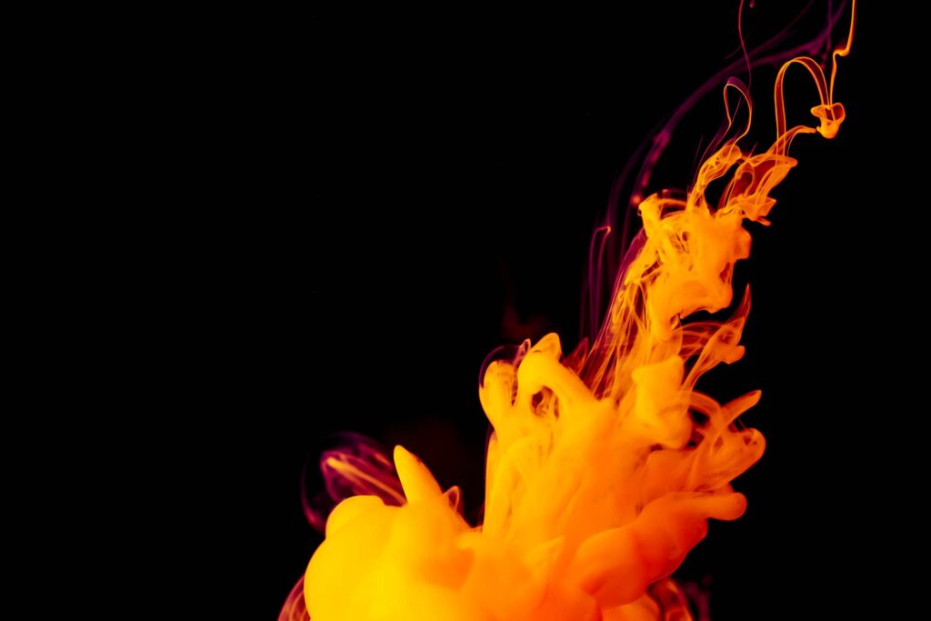 Abstract Ink: Fire Free Photo