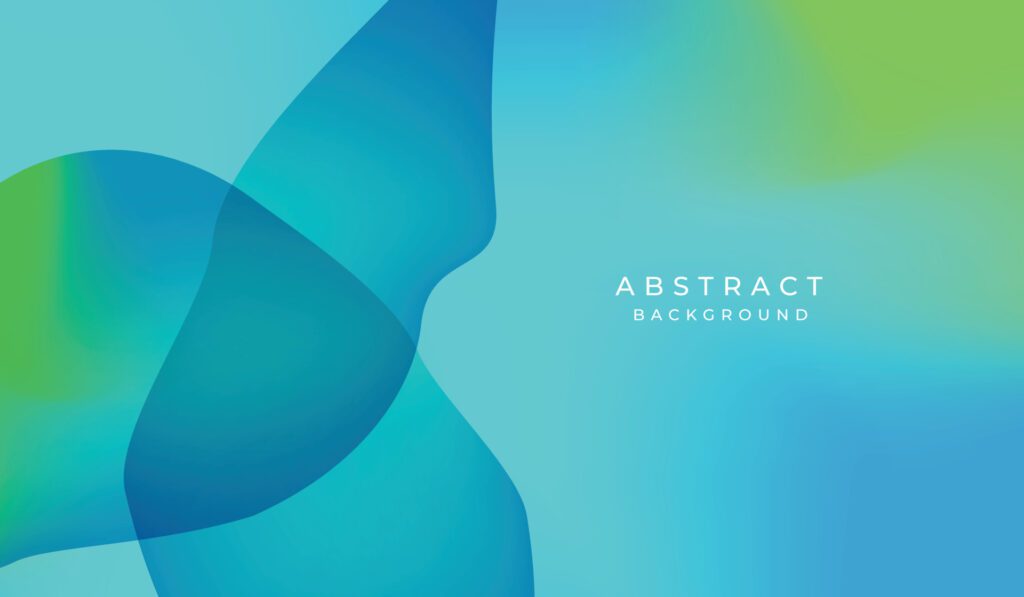 Abstract light blue green colorful vector background. Free Vector