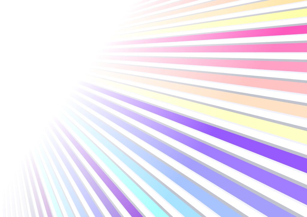 Abstract lines geometric pastel color pattern perspective on white background. Free Vector