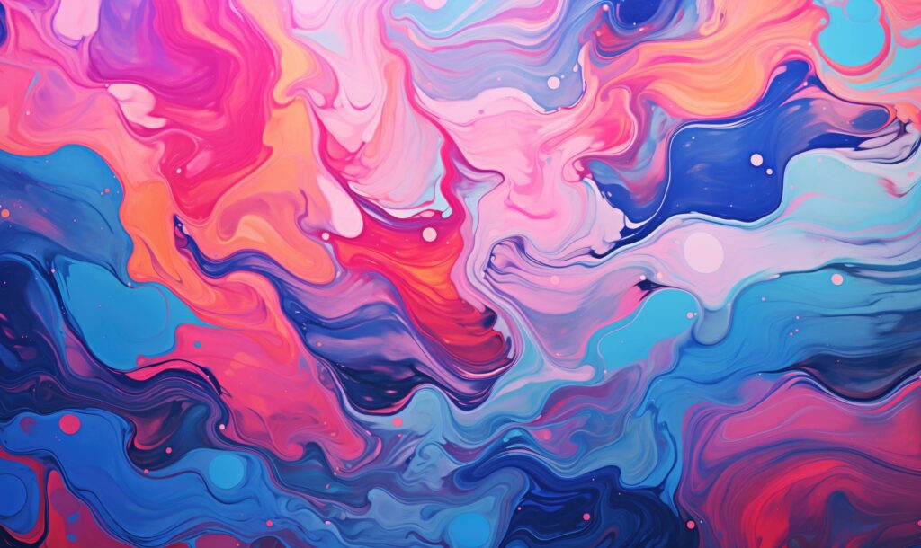 Abstract Liquid Colorful Wallpaper