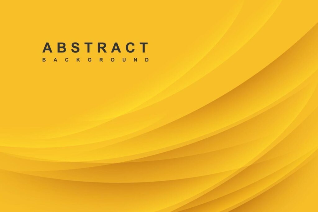 Abstract modern background yellow with shadow decoration Free Vector