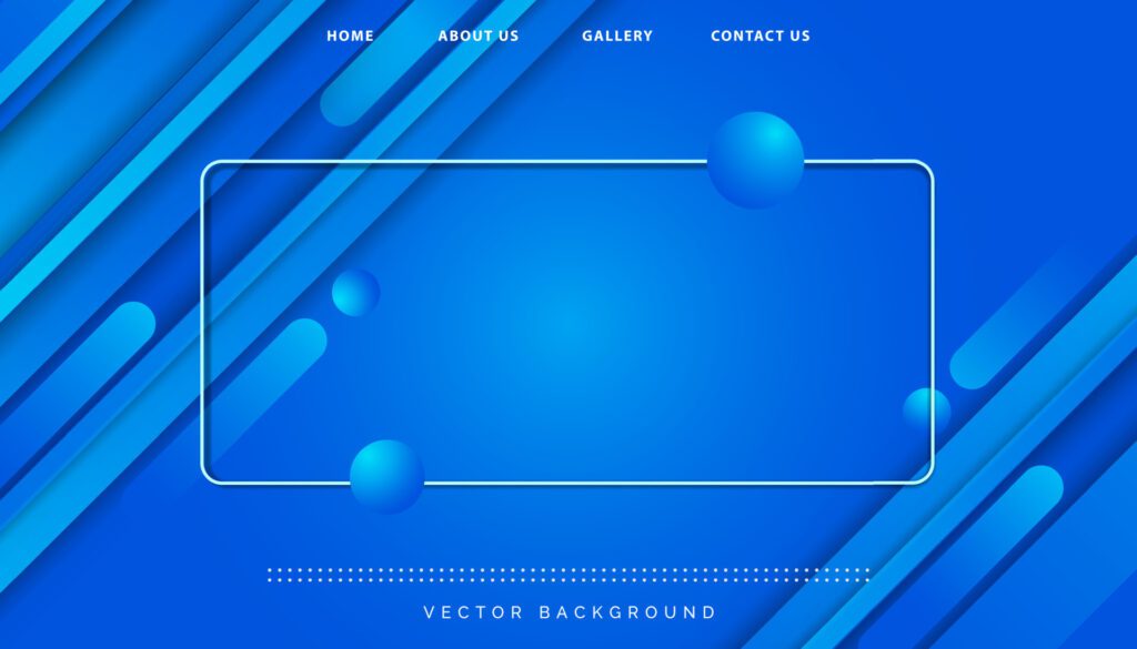 Abstract modern blue liquid shapes template background Free Vector